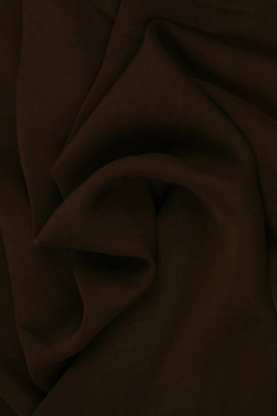 Chiffon stof - Bruin - 15 meter