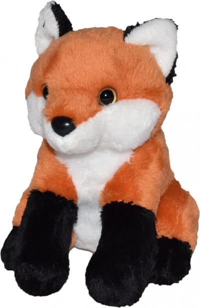 Wild Republic Knuffel Vos - pluche - knuffeldier - 13 cm