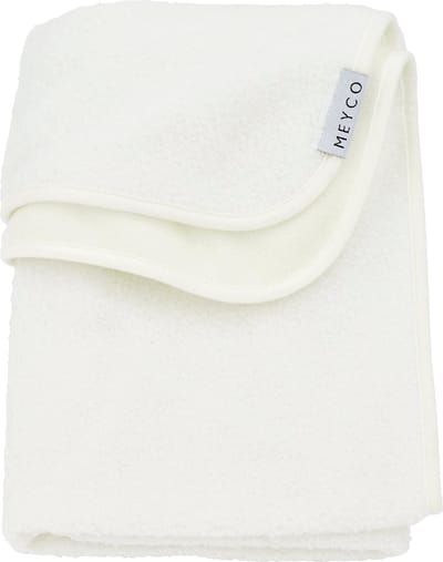 Meyco Baby Bouclé reisdeken - offwhite - 75x100cm