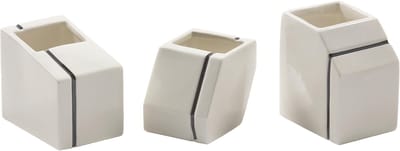 Serax Silos Mini Vaas Set Van 3 White