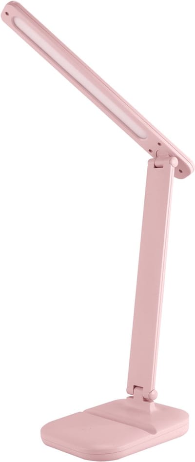 ZET Bureaulamp - LED - 5W - CCT Aanpasbare licht kleuren - 2700K/ 4000K/ 6500K - Telefoonhouder - Pink