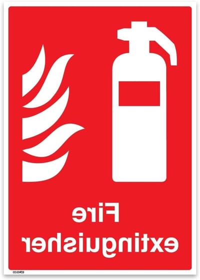 Veiligheidsbord - Brandblusser Sticker - Locatie Aanduiding - Voldoet aan Normen - A5 Formaat - Wit