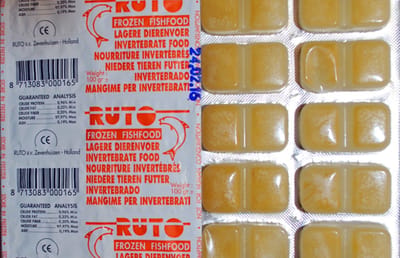 Ruto Lagere dierenvoer diepvries visvoer | 100 gram blister Diepvries