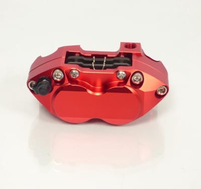 Etrier de frein avant radial rouge 4 pistons Carenzi universel pour moto 50 Neuf