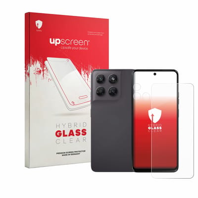 upscreen - Screenprotector voor Motorola Moto G47 (Voor+Camera) - Folie Beschermfolie Beschermglas transparant