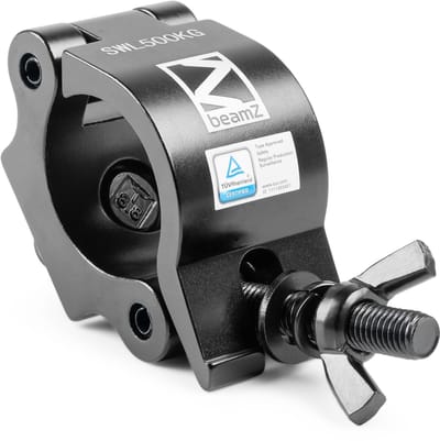 BeamZ BC50B-500 Half coupler slimline - 500 kg draagvermogen - Zwart