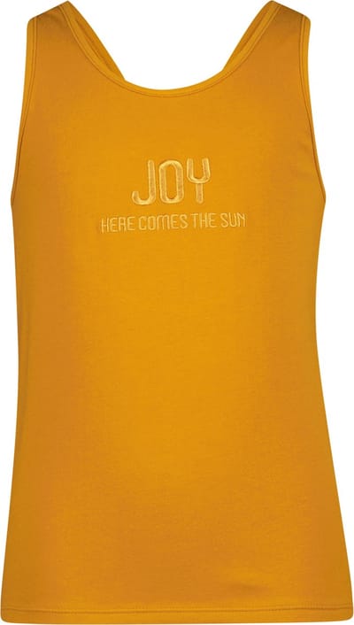 4PRESIDENT T-shirt meisjes - Inca Gold - Maat 110 - Meiden shirt