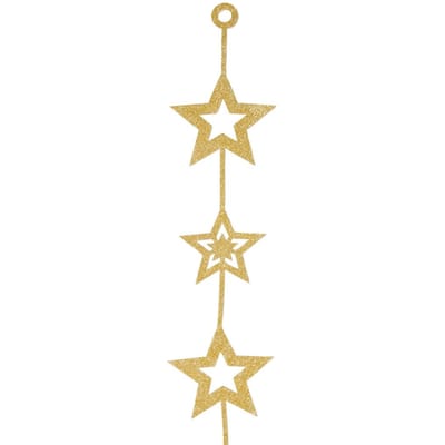 Glitterkrans "Stars" - Goud