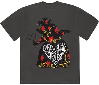 Disney - Alice In Wonderland Off With Their Heads Heren Tshirt - S - Grijs