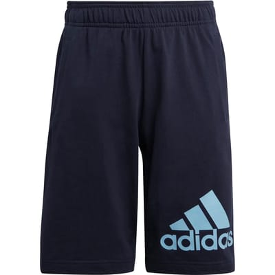 Adidas Essentials Big Logo Cotton Korte Broek Blauw 7-8 Years Kinderen