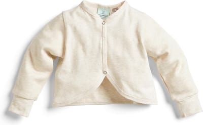 Ergopouch Arm Warmers - 1,0 Tog - Slaapzak baby - Inbakerslaapzak - Bolero jasje - 3-12 md - Oatmeal Marle