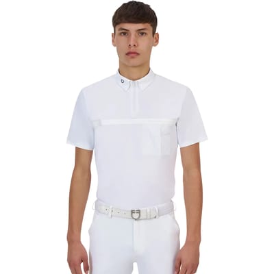 Gecombineerde poloshirt met rits Equestro Ridertechnology