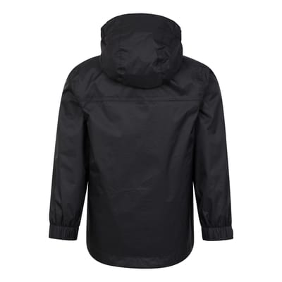 Mountain Warehouse Kinderen/Kinderen Torrent waterdichte jas met getapete naad (Jet Zwart)