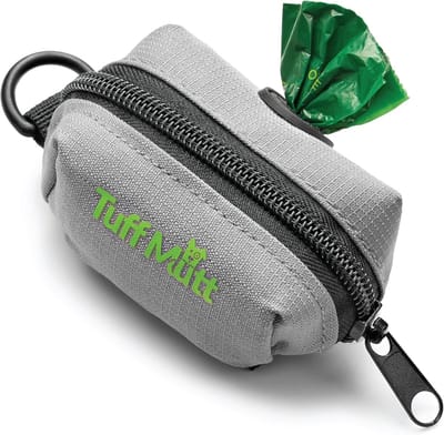 Poepzakhouder Hond - Afvalzak Dispenser - Wandelen en Lopen - Bevestiging aan Riem - 5 x 9 cm