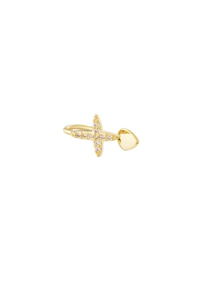 Earcuff - Neuscuff - Sterretje - Cadeau - Goudlief.nl