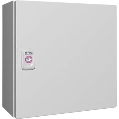 Rittal KX 1575.000 Installatiebehuizing, Wandbehuizing 300 x 300 x 155 Plaatstaal Grijs-wit (RAL 7035) 1 stuk(s)