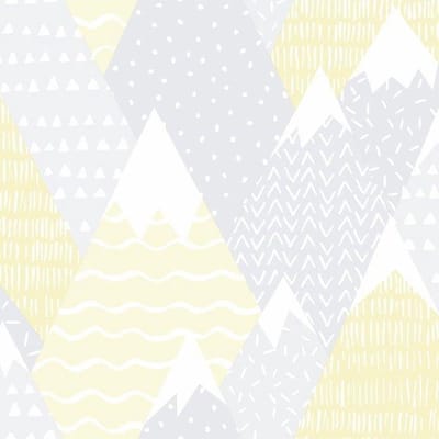 Dutch Wallcoverings - Over The Rainbow- Mountains Yellow