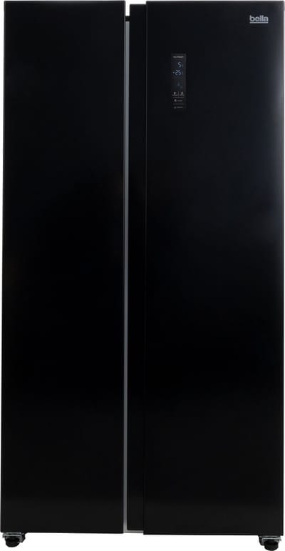 Bella BSBS-445.1BE - Amerikaanse koelkast - Display - 3 jaar garantie - 442 Liter - No Frost - Zwart