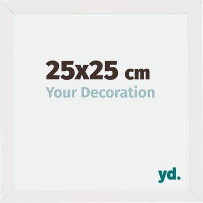 Your Decoration - Fotolijst 25x25 cm - MDF - Wit Hoogglans - Mura