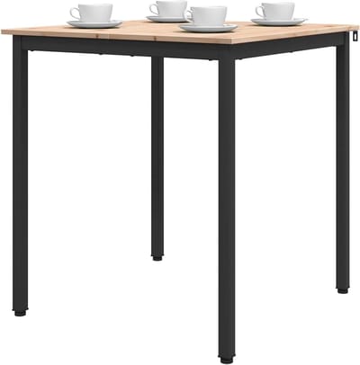 Eettafel Vierkant - Eetkamertafel - Gezellig Tafelen - Massief Grenenhout - 70 x 70 cm - Naturel