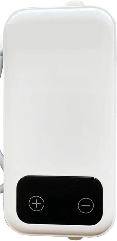 Tankloze Boiler - Doorstroomverwarmer Elektrisch - Direct Warm Water - LCD Temperatuurdisplay - 167 cm x 143 cm - Wit