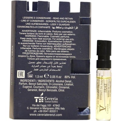 V Canto, Irae, Extrait De Parfum, Unisexe, 1,5 ml *Fiole