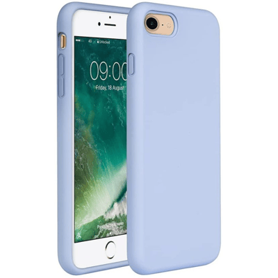 ShieldCase siliconen Hoesje geschikt voor Apple iPhone SE 2022 hoesje - optimale bescherming - perfecte pasvorm - TPU Materiaal - paars
