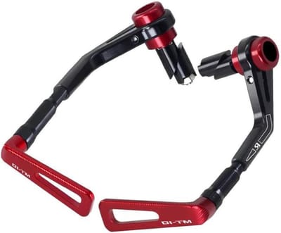 Motorfiets Handkappen - Beschermkappen Stuur - Bescherming Hendels - Slagvast UV-bestendig - 22mm - Rood