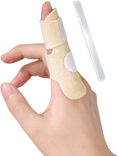 U Fit One Vingerspalk - Vingerbrace - Handbrace - Rechttrekken of Ondersteunen van Vinger - 1 Stuk - Beige