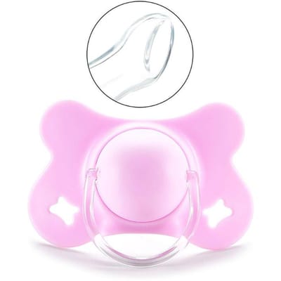 Bébé pour Papillon Tétine Plate Silicone Sucette de Sommeil Nouveau-né Garçons Filles Fournitures à Mâcher Plate Ronde pour Tête