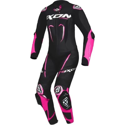 Ixon Vortex 3 Lady Zwart Roze Wit 1-Delig Motorpak - Racepak
