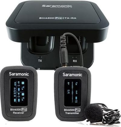 Saramonic Blink 500 Pro, draadloze lavalier set met ontvanger voor op camera en 3.5mm mini jack