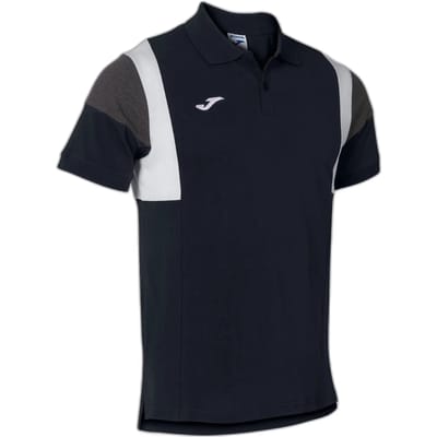 Joma Confort Iii Korte Mouw Poloshirt Zwart S Man