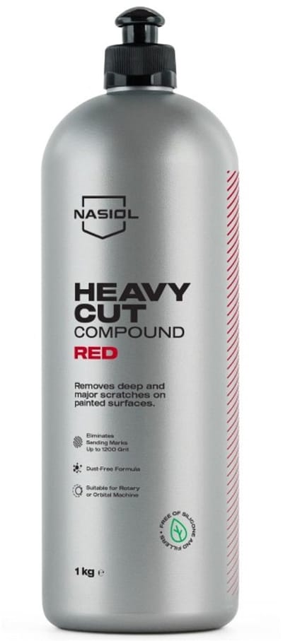 NASIOL - Heavy Cut Compound Red - Eccentric - 1000ml