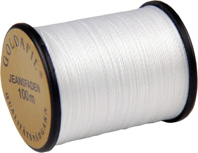 Naaigaren Jeansdraad - Sterk Garen - Kleding Maken - Scheurvast Nylon - 100 Meter - Wit