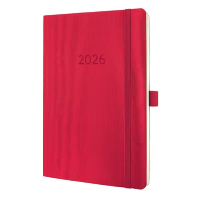 Sigel weekagenda 2026 Conceptum formaat A5 rood softcover