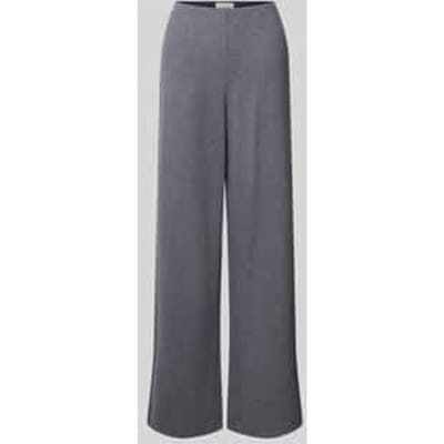 Wijde broek van katoenmix
