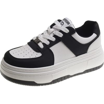 Diksoldige Witte Schoenen Dames Lente Nieuwe Casual Alles-match Studenten Sportschoenen 40 black