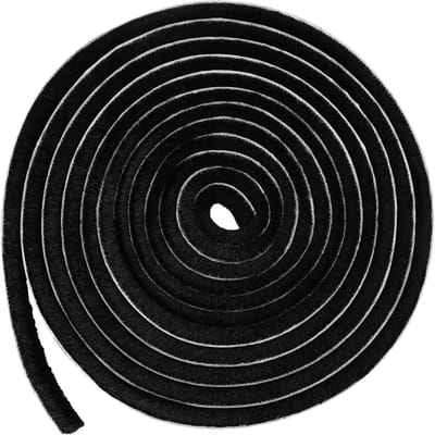 Zelfklevende Borstelafdichting 9 mm x 9 mm x 6 m voor Ramen en Schuifdeuren, Geluidsisolatie, Insectenwering en Energie-efficiëntie