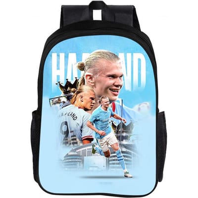 Voetbalster Haaland Kinderrugzak Rugzak Schoolrugzak Kindercadeau Rugzak Modieuze Schooltas Voetbal Sportrugzak