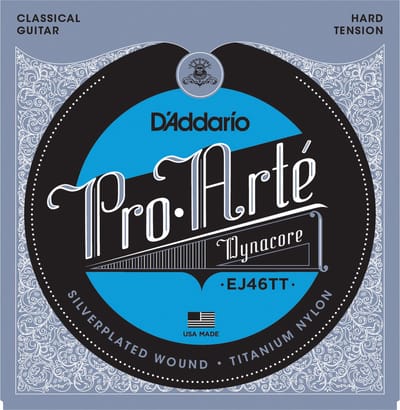 D'Addario EJ46TT Titanium Trebles Klassieke Gitaarsnaren - Hoge Spanning