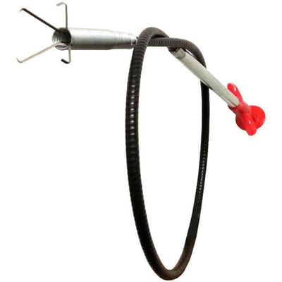 Pince de préhension flexible pour évier avec 4 griffes Outil de dragage d'égout pour déboucher les canalisations pour la maison