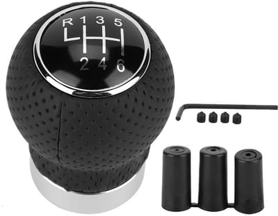 Dailygoods- Schakelpookknop Universeel - 6 Snelheden - Ergonomisch Design - ABS Materiaal - Inclusief Schroeven - Perfecte Pasvorm - Schakelknop