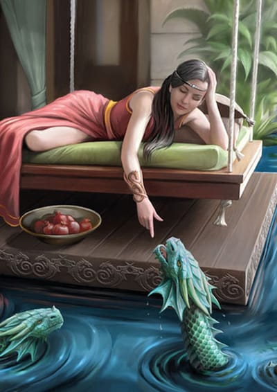 Anne Stokes Wenskaart Royal Court