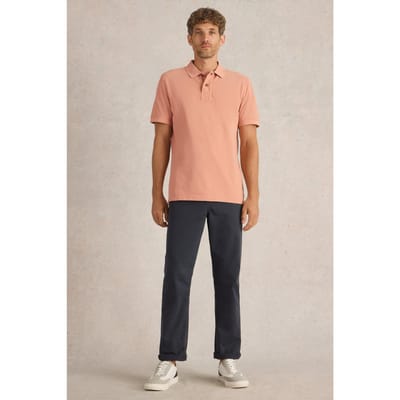 White Stuff Utility Polo Mid Pink Maat: S | Poloshirts Outlet | Heren | Roze