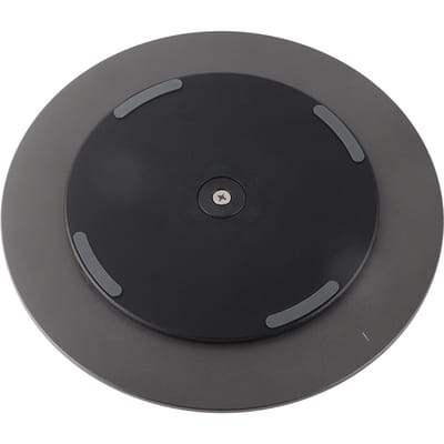 Base de moniteur d'ordinateur rotative à 360 degrés, support en alliage d'aluminium mat gris foncé