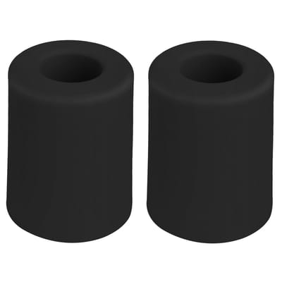 Benson Deurbuffers / deurstoppers rubbers - 2x - zwart -50 x 35 mm - met schroefbevestiging