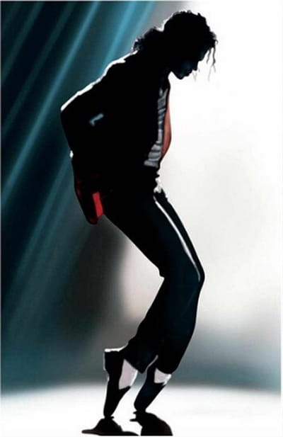 Allernieuwste.nl® Canvas Schilderij Michael Jackson King of Pop - Zanger Songwriter Danser - Kleur - 60 x 90 cm