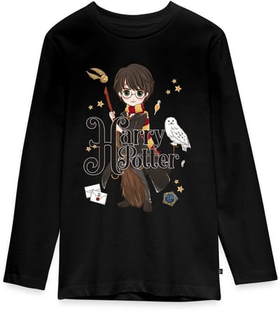 Harry Potter Onderdelen Premium T-Shirt Tiener Lang