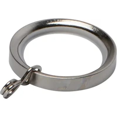 Decomode - Gordijnring - Metaal - Geborsteld Nikkel - Dia. 20mm - 10 Stuks